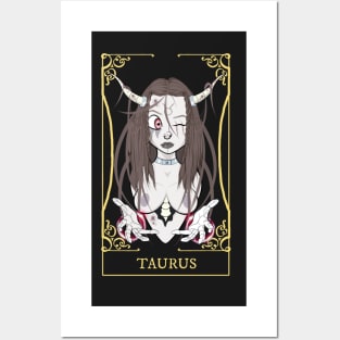 taurus zodiac sign Posters and Art
